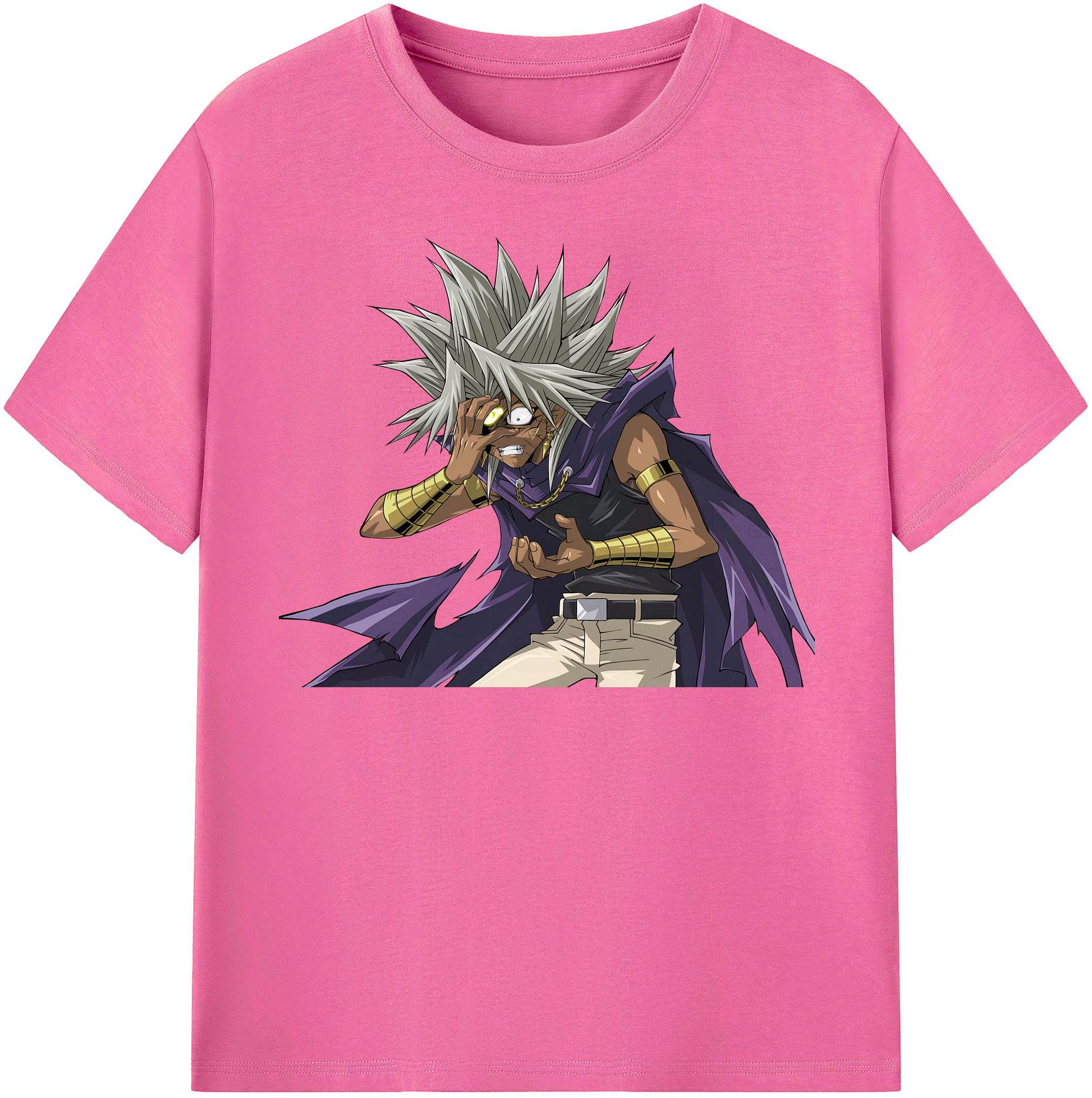 （画像用） 遊☆戯☆王 Yu-Gi-Oh! レディースカジュアルプリントTシャツ（綿100％）